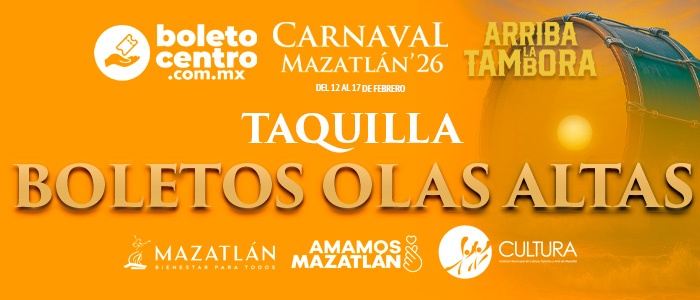 OLAS ALTAS 13/FEB - CARNAVAL MAZATLÁN 2026